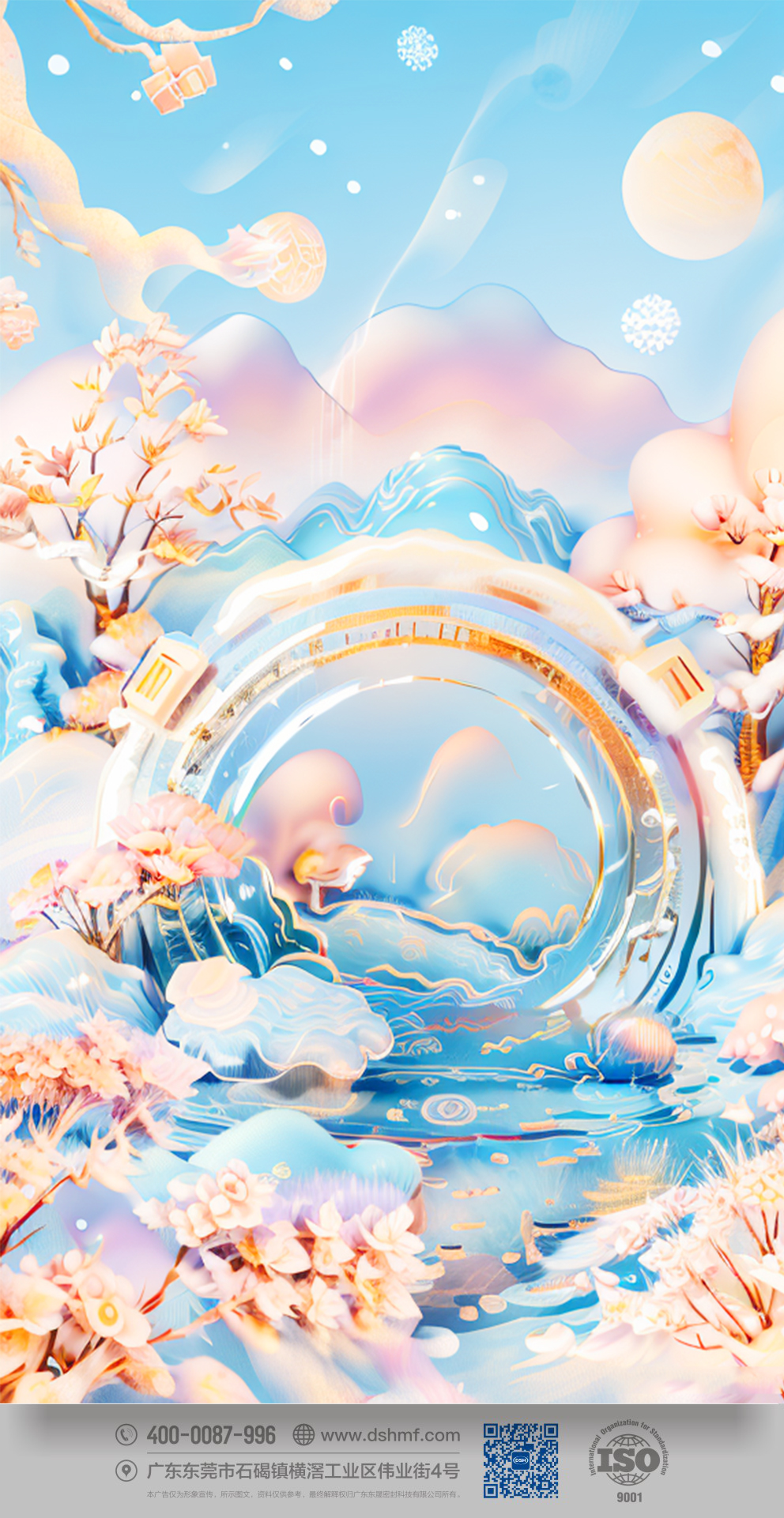 2023小优米app大雪节气手机壁纸2
