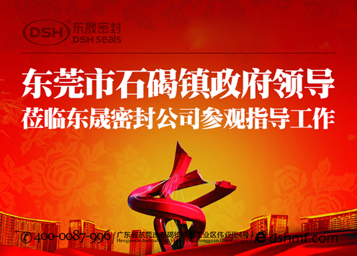 东莞市石碣镇政府领导一行莅临小优米app密封公司总部参观指导工作
